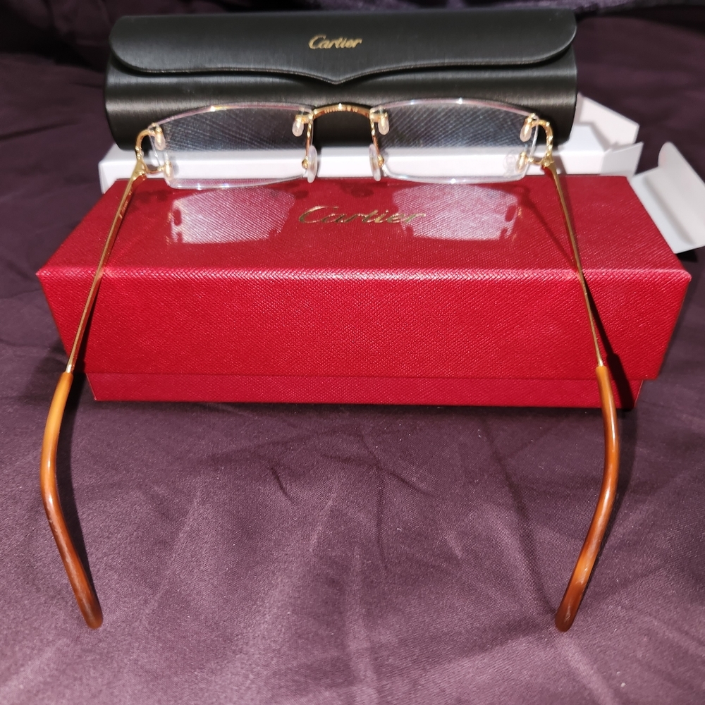 🔥CARTIER EYEGLASSES 53 - Picture 5 of 8
